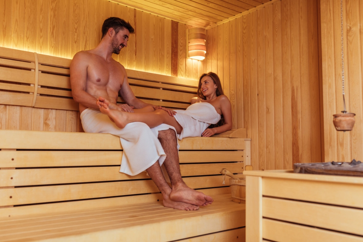 Couple relaxing in a sauna together at home 2026 01 05 05 58 11 utc (1)